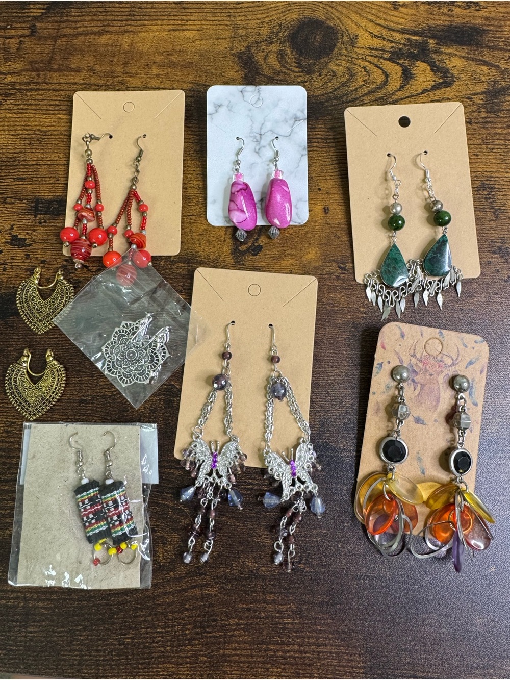 Boho Bohemian Earrings Lot - Women Jewelry